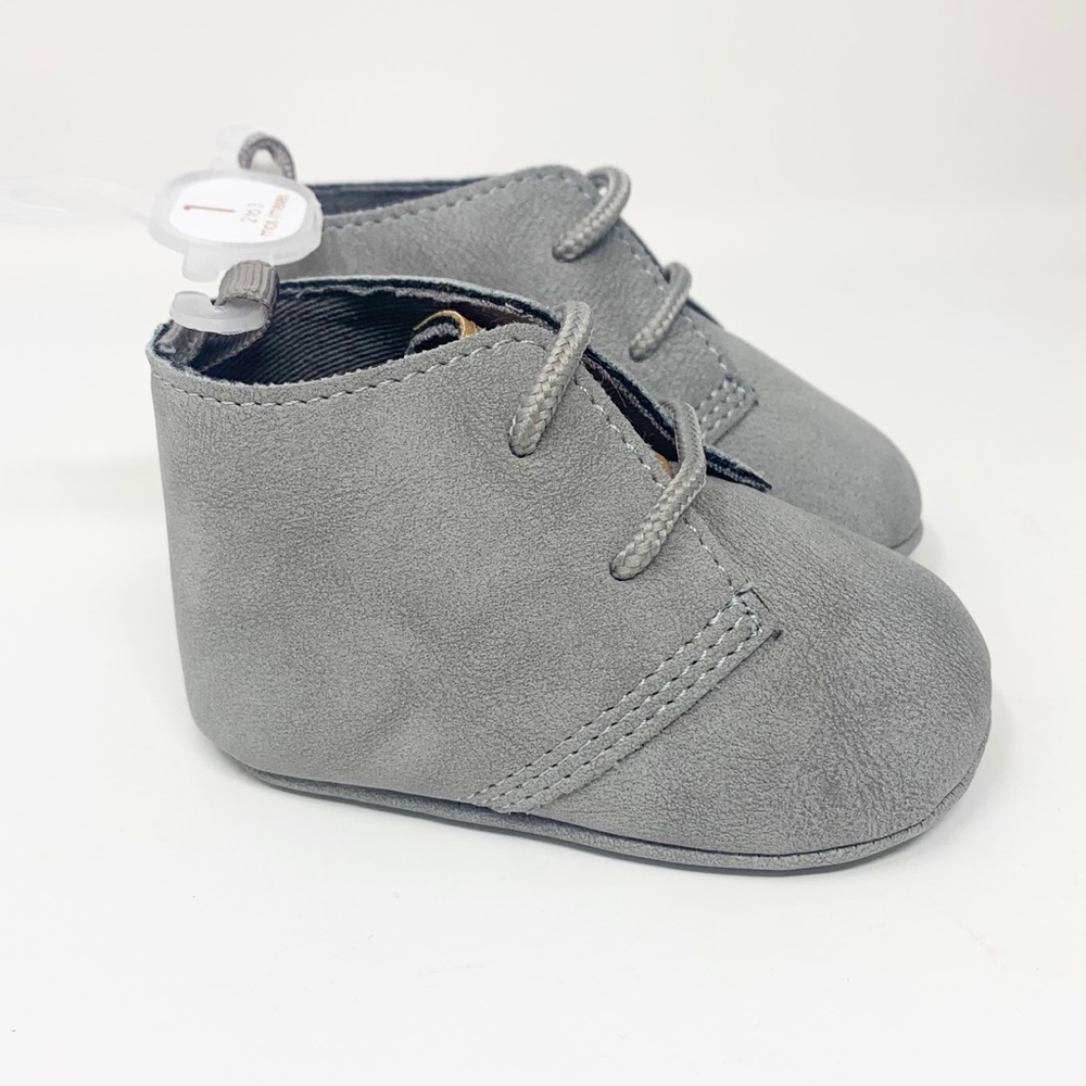 Baby Deer Infant Gray Chukka Boots - Picture 2 of 4
